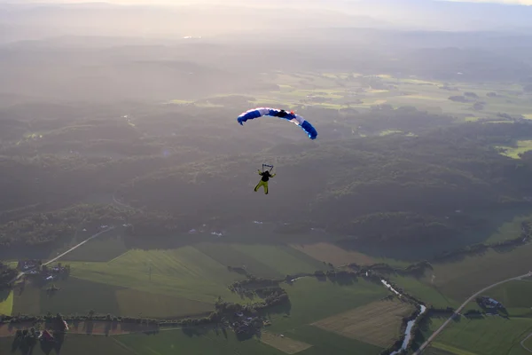 Skydiving en Norvège — Photo