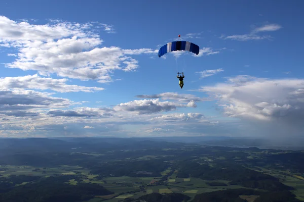 Skydiving en Norvège — Photo