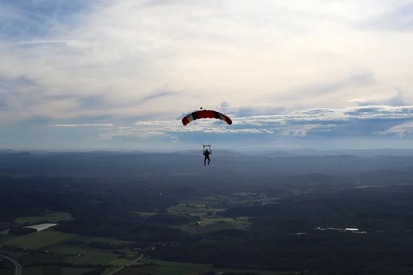 Skydiving en Norvège — Photo