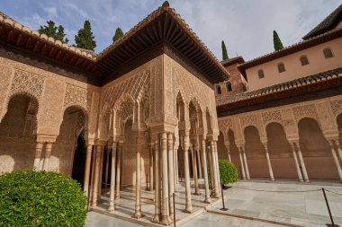 İspanya 'da Granada' daki Alhambra manzarası