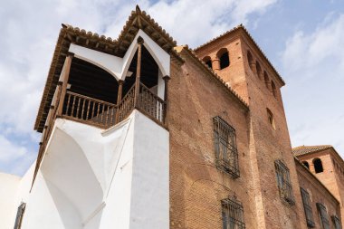 İspanya 'nın Endülüs kentindeki Granada şehri manzarası 