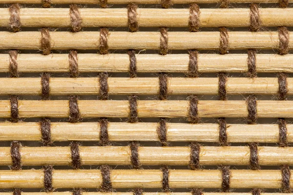 Hasır ve bambu, kamış dokuma doku — Stok fotoğraf