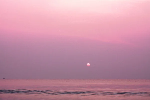 Blubber Goldenen Strand Mit Meerwasser Morgen Thailands Stränden — Stockfoto