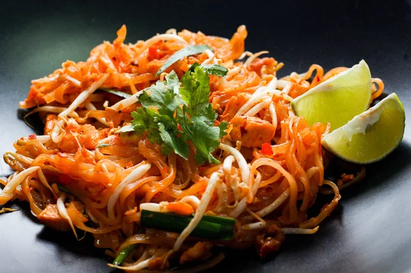 Thai Food Pad Thai Тайское Национальное Блюдо — стоковое фото