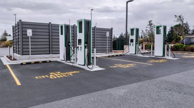 Washington, Eylül 01, 2021: ev araba şarj istasyonu