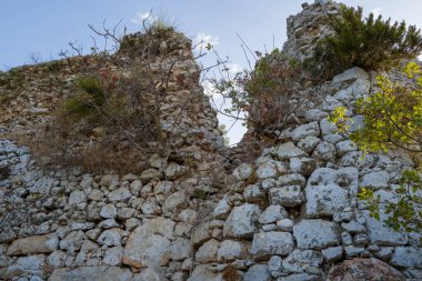 Pylos, Grece - 09 06 2024: Messinia Navarino Kalesi (Mora), Avrupa, Yunanistan, Moreloponnese, Messinia, yaz mevsiminde, güneşli bir günde. .