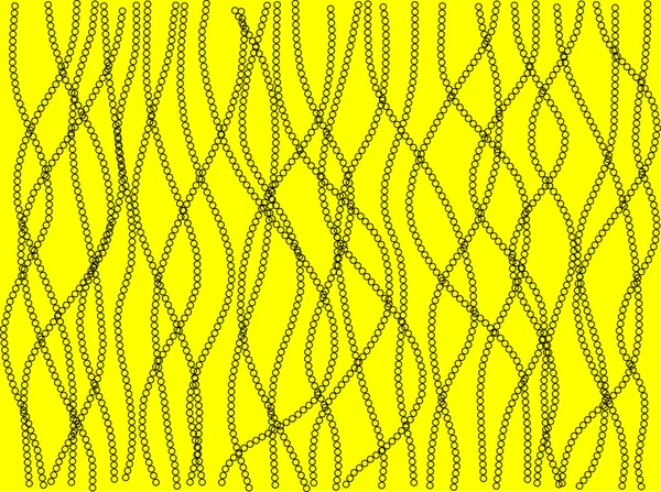 노란색에 서클의 형태로 추상 배경 — 스톡 벡터