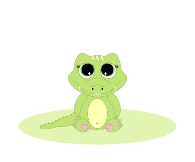 Çizgi film timsahı, timsah ve çocuk resimleri.