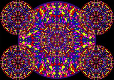 güzel arka plan renkli üçgen. Vitray