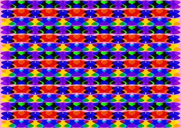 O fundo colorido geométrico abstrato — Vetor de Stock