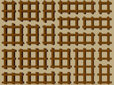 Kırık çit dokunun