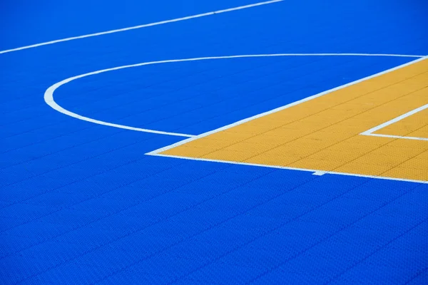 Colorful basketball court texture for safety player — Stock Photo, Image