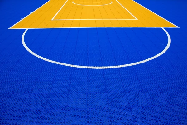 Colorful basketbal court — Stock Photo, Image