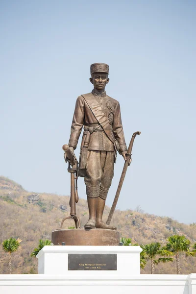 King Mongkut Great Statue Rajaphakti Park Hua Hin Thailand Royaltyfria Stockfoton