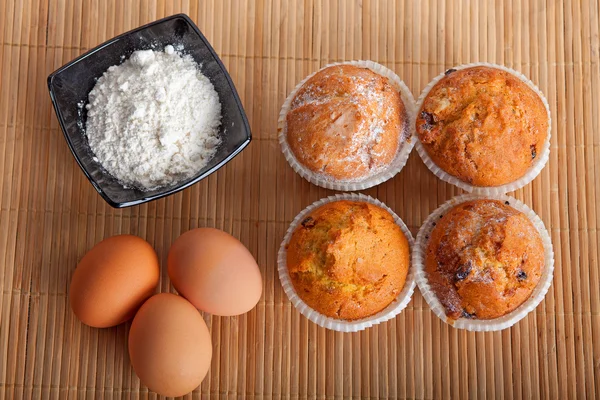 Cooking muffins for Easter Royalty Free Stock Photos