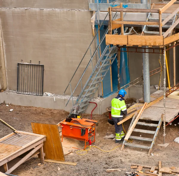 İnşaat alanında çekim