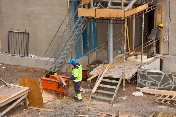 İnşaat alanında çekim