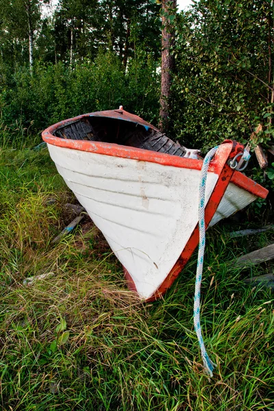 Boat in Forrest — Stock Photo, Image