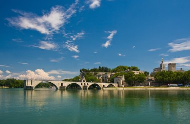 Famous Avignon Bridge clipart