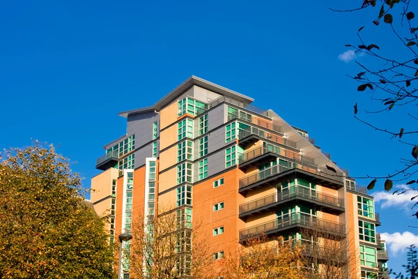 Modern apartm Leeds, İngiltere - 29 Ağustos: Sonbahar atış