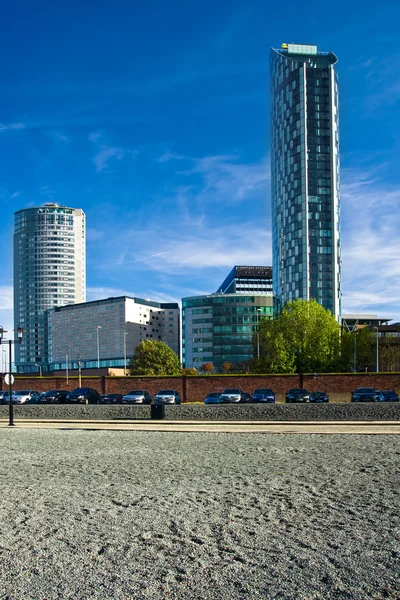 Modern Scycrapers in Liverpool — Stock Photo, Image