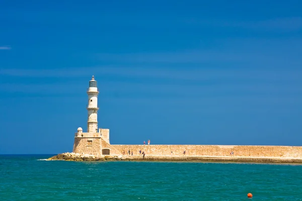 Lighthouse in Chania — Stock Photo, Image