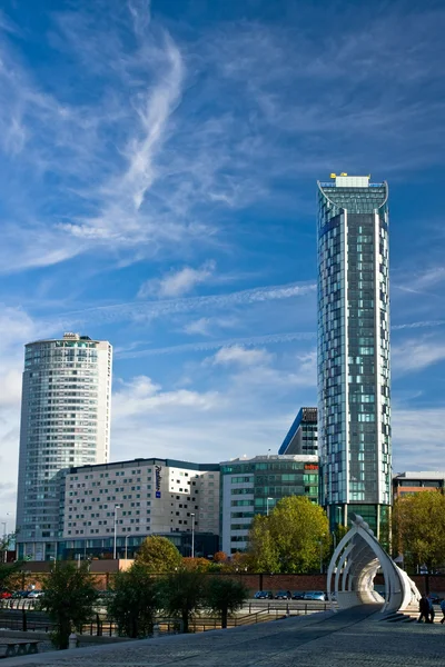 Centro de negocios en Liverpool — Foto de Stock