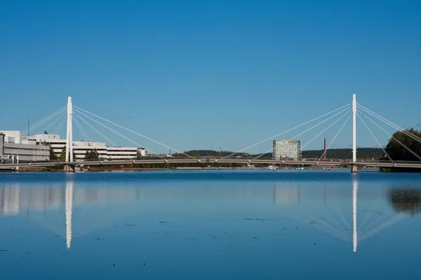 Puente colgante en Jyvaskyla, Finlandia —  Fotos de Stock