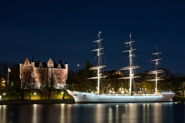 Eski tarihi gemi Stockholm