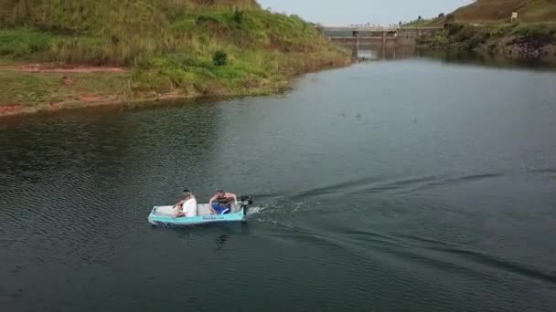 Gezien Vanaf Boven Prachtig Landschap Met Drone — Stockvideo