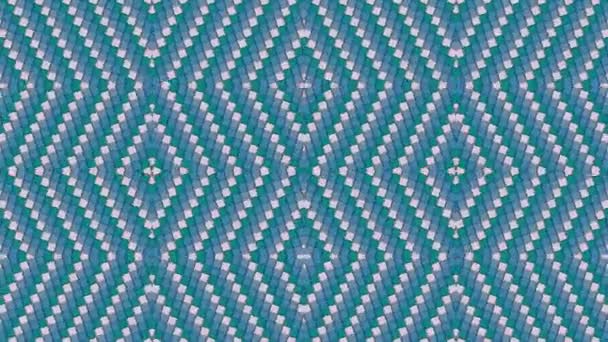 Formes kaléidoscopiques looping looping fond coloré sans couture looping 