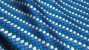 Arka plan Mavi Jeans kareler kumaş kumaş malzeme doku sorunsuz ilmekledi