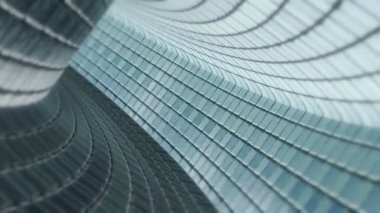 Turuncu Spase arka plan döngü sorunsuz parçacıklar