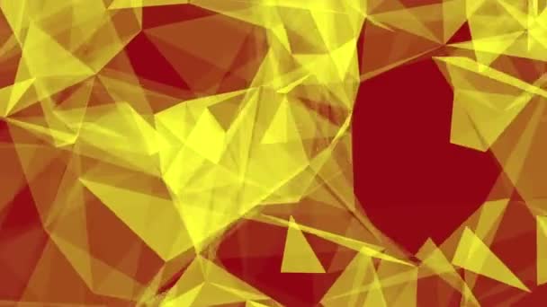 Triangles arrière-plan Jaune-Rouge 