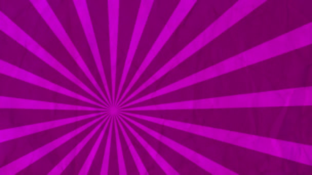 Background rotating rays Pink — Stock Video