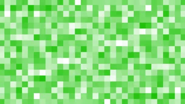 Grüne Quadrate Hintergrund — Stockvideo