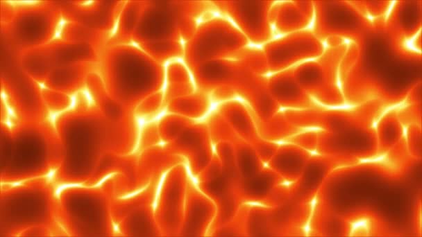 Contexte abstrait Brillance orange 