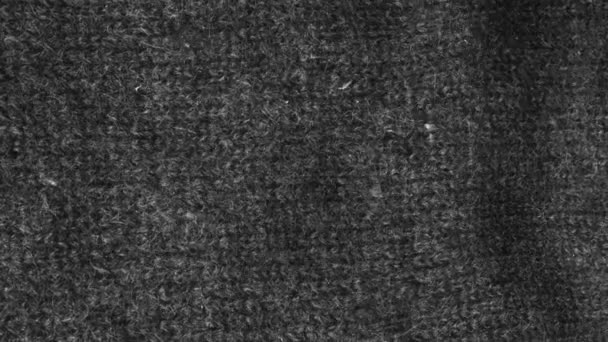 Wolle Stoff Stoff Material Textur nahtlose Schleife Hintergrund — Stockvideo