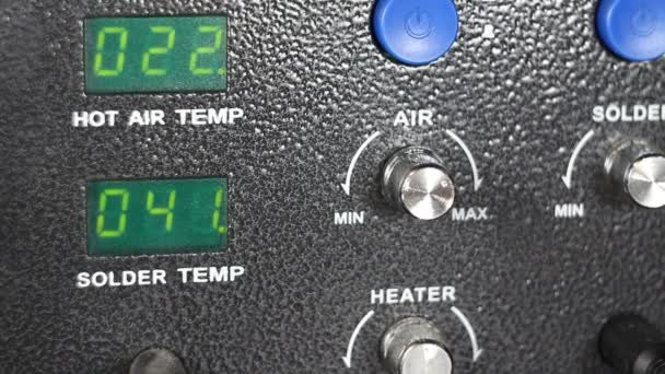 Numéros d'affichage électroniques Boutons du panneau de commande 