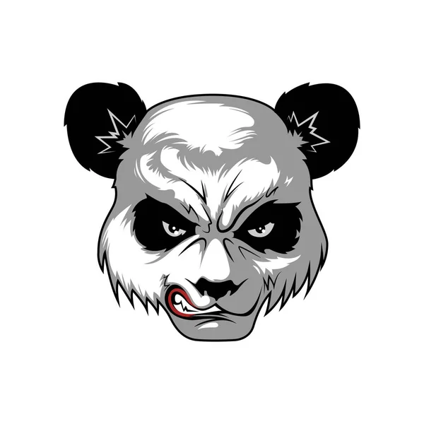 Kızgın Panda Çizgi Film Çizimi Tasarımı