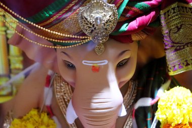closup view of lord ganesha