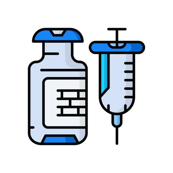 Injection Vaccine Icon — Stock Vector