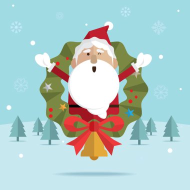 Noel Baba kar vektörü