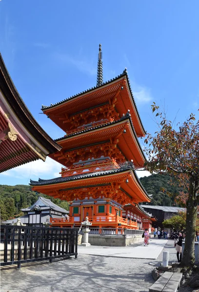 Okolní oblast Kyoto Kiyomizu chrámu — Stock fotografie