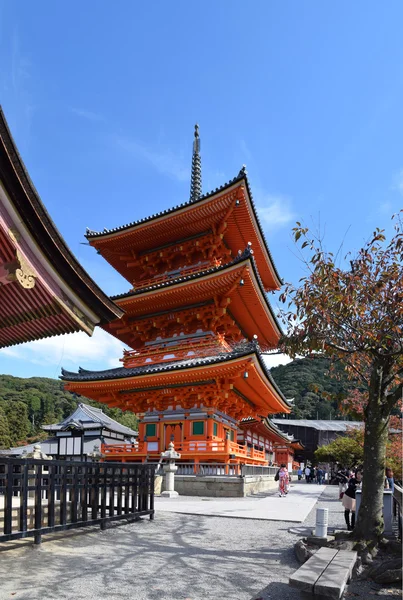 Okolní oblast Kyoto Kiyomizu chrámu — Stock fotografie