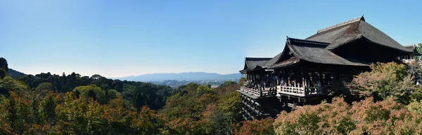 Panorama van Kiyomizu tempel, Kyoto — Stockfoto
