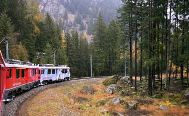 Bernina Express penceresi görünümü