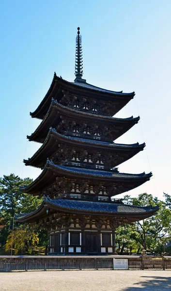 Πέντε του-πολυθρυλήτων παγόδα του ναού Kofuku-ji — Φωτογραφία Αρχείου