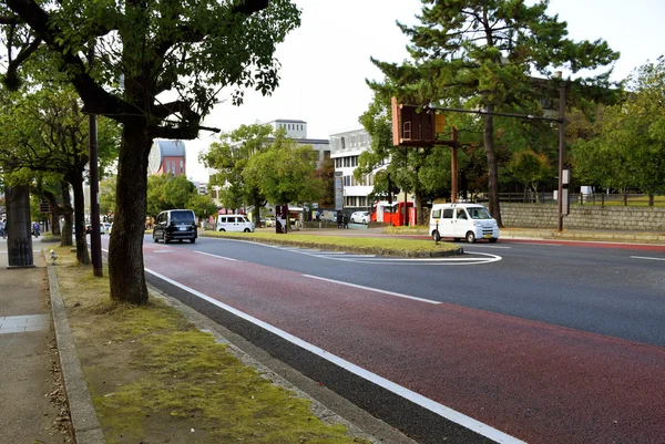 Streetscape w parku Nara, Nara — Zdjęcie stockowe
