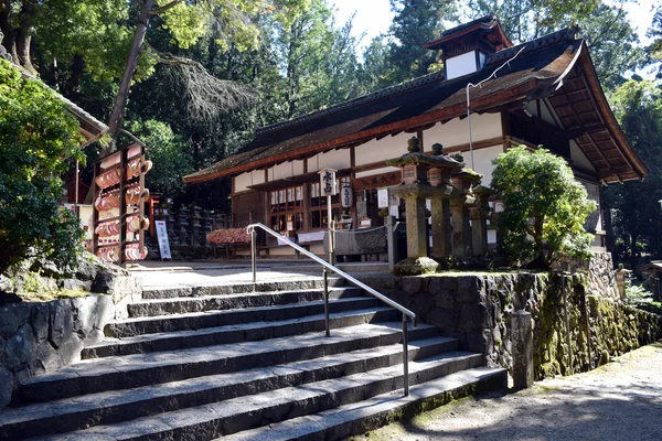 Διάβαση πεζών Wakamiya ιερό στη Nara της Ιαπωνίας — Φωτογραφία Αρχείου